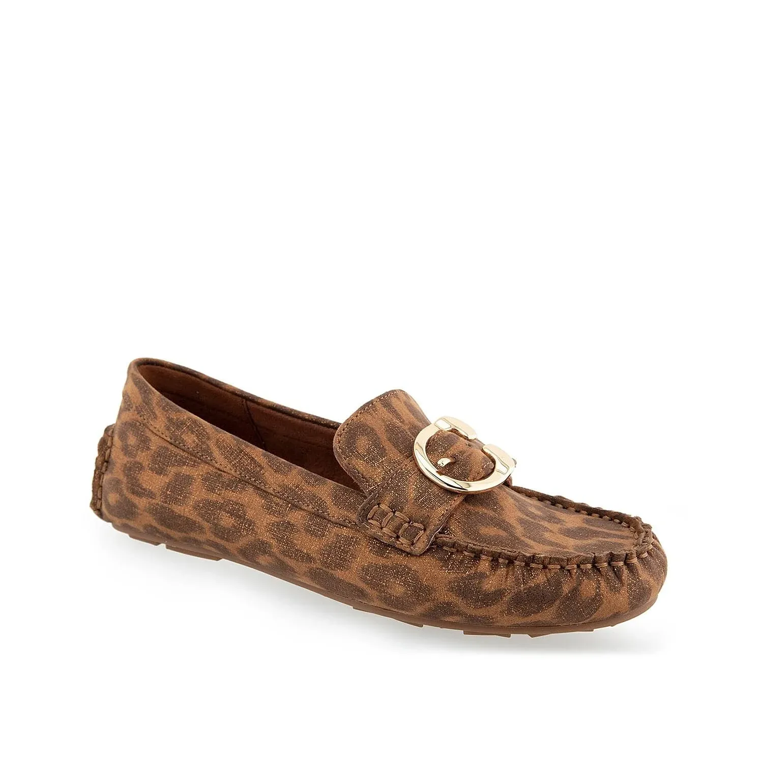 Aerosoles Classic Loafer - Case, Size 10 Medium, Leopard Suede