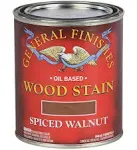 General Finishes SPICED WALNUT Oil Based Wood Stain- 1 Quart