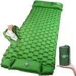 WANNTS Sleeping Pad, Ultralight Inflatable Sleeping Pad for Camping, Built-in Pump, Ultimate for Camping, Hiking - Airpad, Carry Bag, Repair Kit -