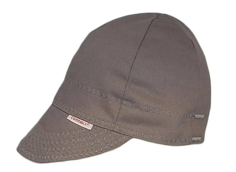 Comeaux Caps Reversible Welding Cap Solid Grey Size 7