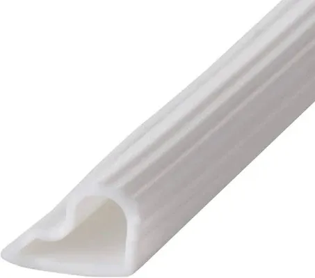 Trademark Soundproofing Silicone Soundproof Seal - White Weather Stripping Door Seal for Door Frame, Door Seals for Exterior Doors, Noise Reduction Solution - 0.5'' Wide 20 ft Long