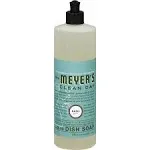 Mrs. Meyer's Clean Day Dish Soap Liquid, Basil, 16 fl oz