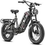 Eahora Juliet/Juliet II [2024 Newest] Electric Bike for Adults 1000W/1500W 48V/52V 60Ah 100+Miles Long Range E-Bike 20" Fat Tire Full Suspension E