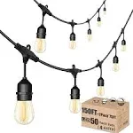 Outdoor String Lights 150ft Led Heavyduty Patio Lights String With 50 Dimmable S