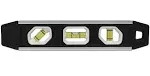 Johnson Level 9 In. Aluminum Reinforced Magnetic Torpedo Level