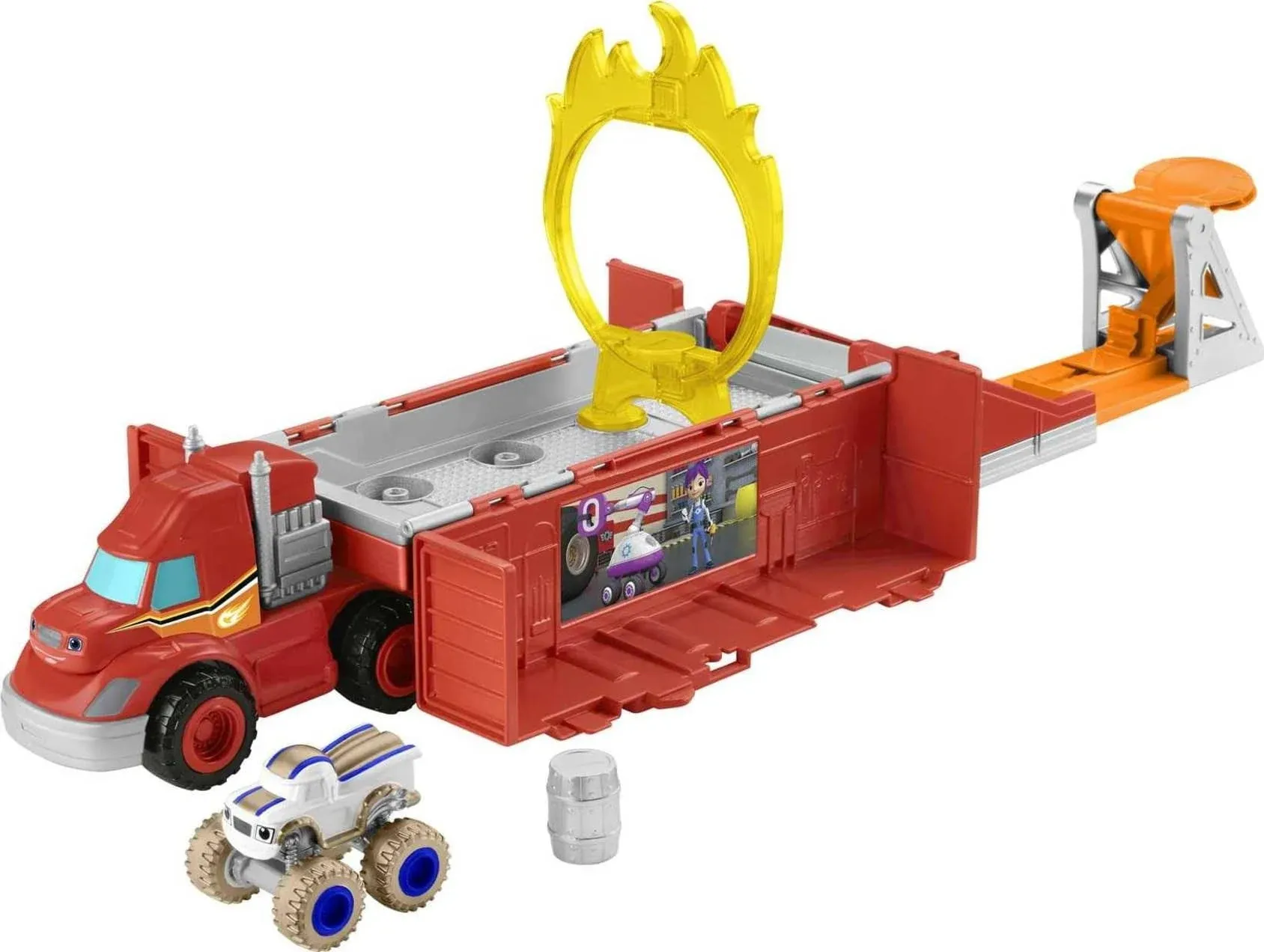 Fisher-Price Blaze and The Monster Machines Launch & Stunts Hauler, Transforming ...