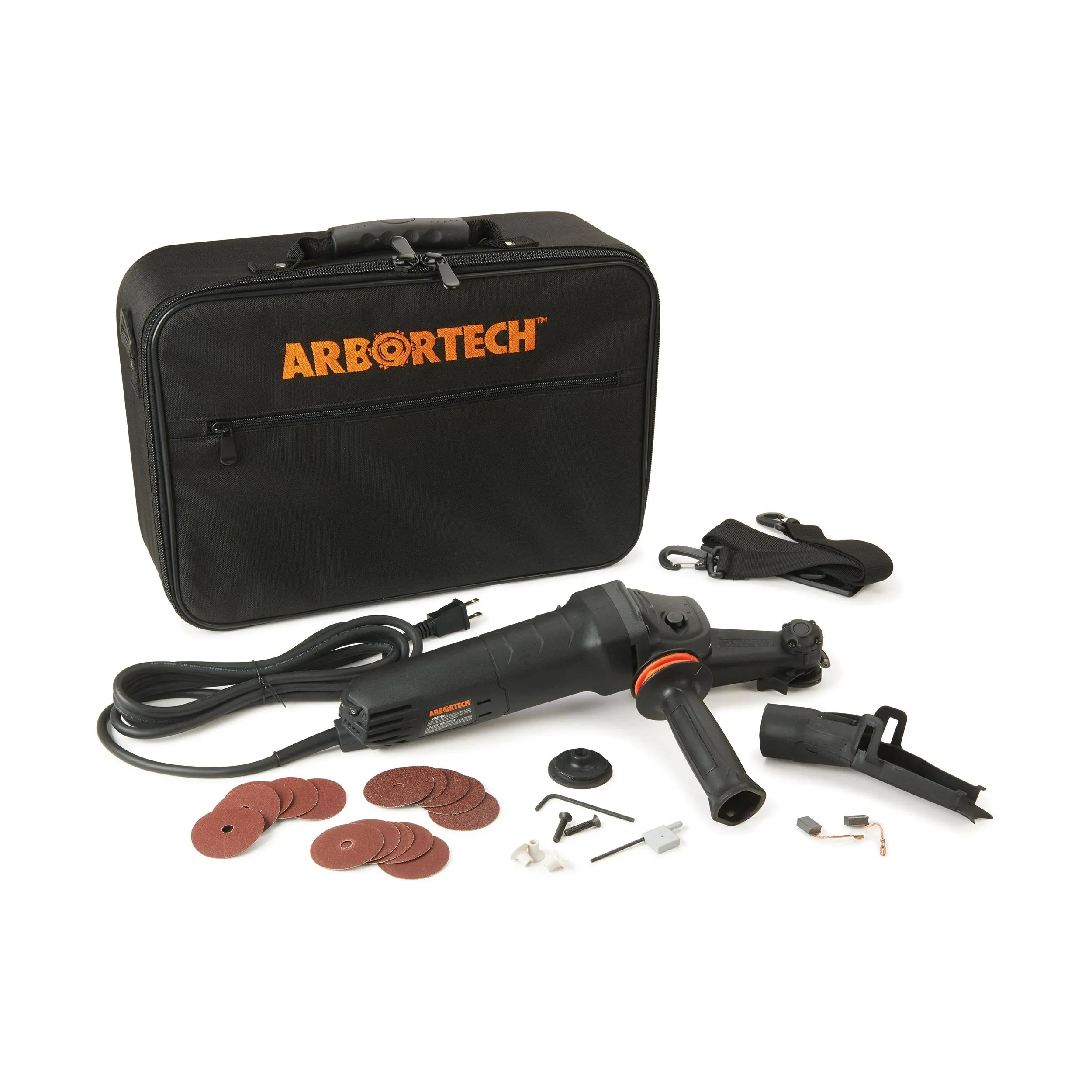 ARBORTECH Mini Carver | Ø 50 mm Mini Angle Grinder Wood Carving Kit | MIN.FG.900.20