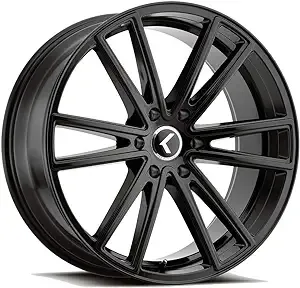 LUSSO Gloss Black Wheel with Aluminum (20 x 8.5 inches /5 x 5 mm, 38 mm Offset)