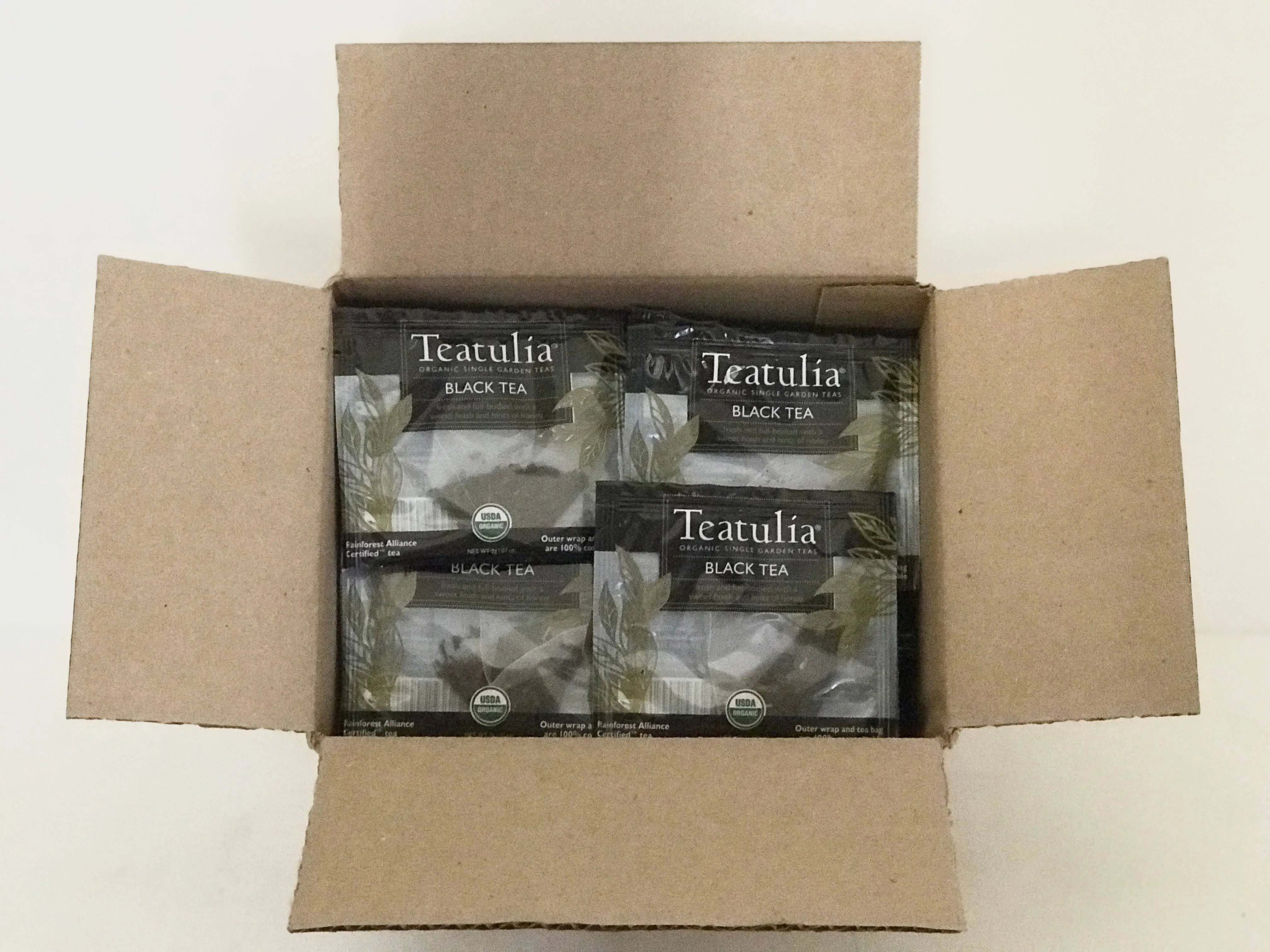 Teatulia Organic Teas Black Wrapped Premium Tea