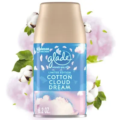 Glade Automatic Spray Refill Cotton Cloud Dream 6.2 oz