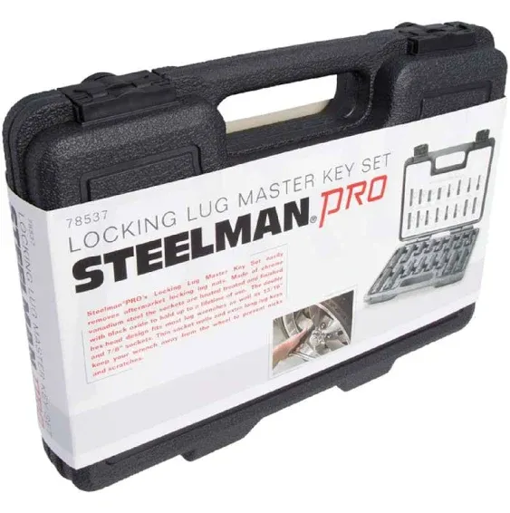 Steelman 78537 16 Piece Locking Lug Key Master Set