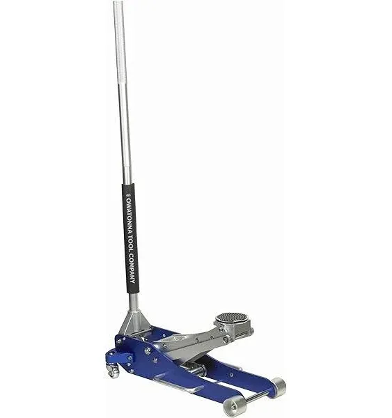 OTC Trolley Floor Jacks: Floor Jack, Aluminum, Manual Handle, Mechanical, 2 ton Load Capacity