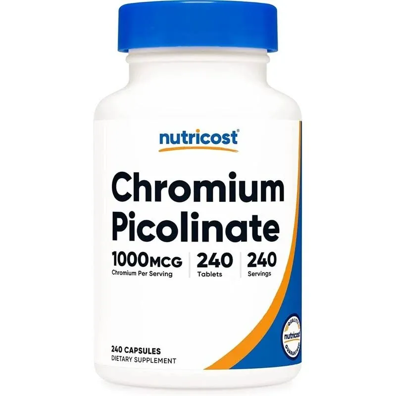 Nutricost Chromium 1000mcg, 240 Tablets - Gluten Free, Non-GMO