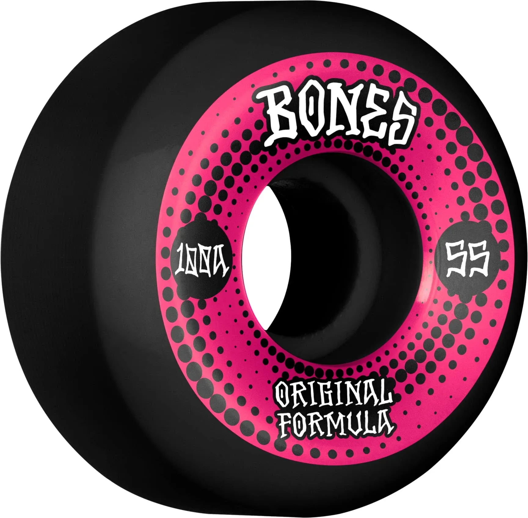 Bones Wheels OG Formula Skateboard Wheels Originals 100A V5 Sidecut 4 pk