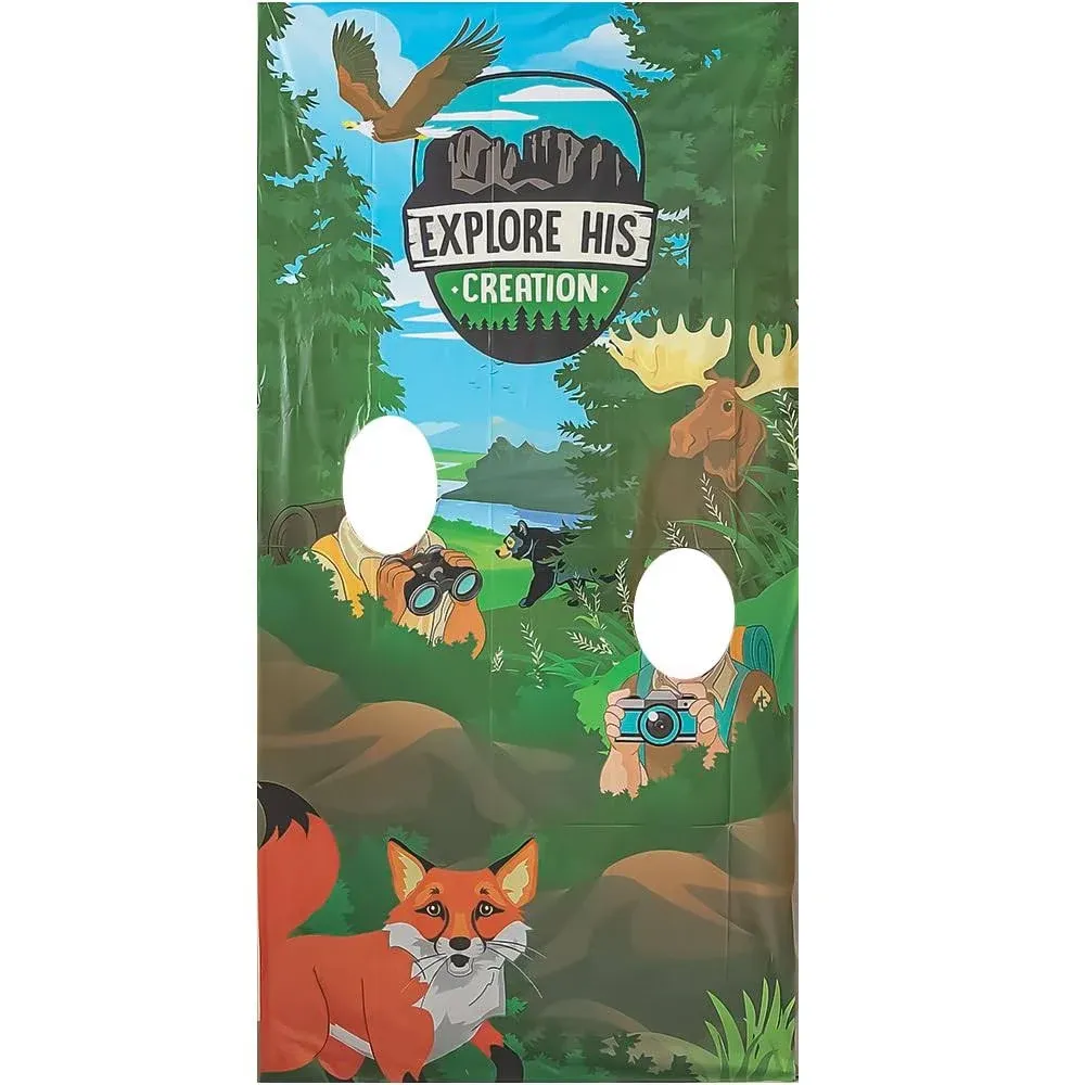 Fun Express Wild Encounters Vbs Photo Door Banner - Party Decor - Door Decor - Photo Door Banners - VBS Vacation Bible School Supplies/Decor - 1 Piece