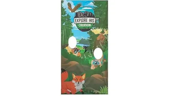 Fun Express Wild Encounters Vbs Photo Door Banner - Party Decor - Door Decor - Photo Door Banners - VBS Vacation Bible School Supplies/Decor - 1 Piece