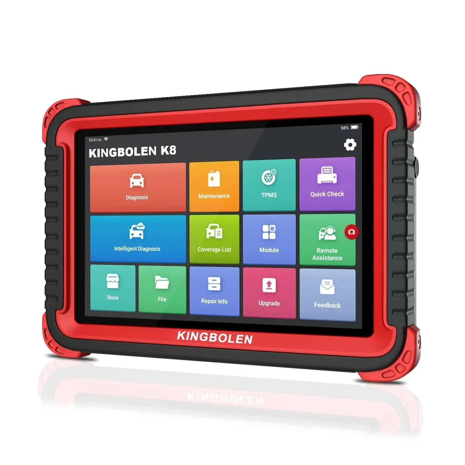 KINGBOLEN K8 Bi-Directional Diagnostic Scan Tool,ECU Coding,34+ Reset Service For All Cars,ALL System Diagnostic OBD2 Scanner,Free VAG Guide,2 Years Free Update