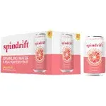 Spindrift Sparkling Water, Grapefruit - 8 pack, 12 fl oz cans