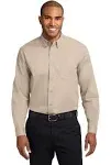 Port Authority TLS608 Mens Big &amp; Tall Long Sleeve Easy Care Dress Shirt