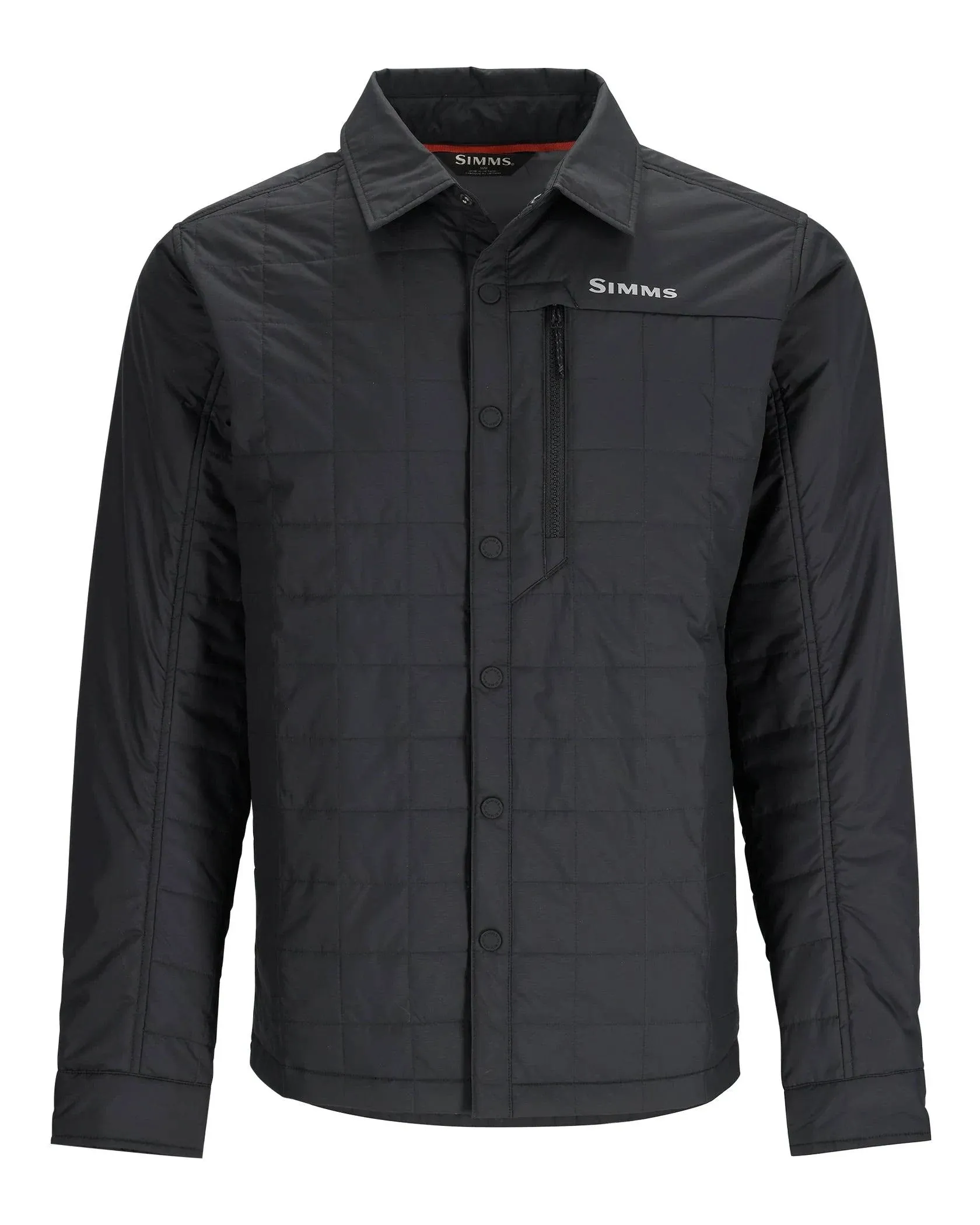 Simms Fall Run Hybrid Shacket Black / M