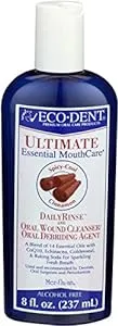 Eco-Dent Daily Mouth Rinse, Cinnamon - 8 oz bottle