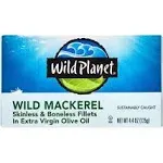 Wild Planet Skinless & Boneless Fillets in Extra Virgin Olive Oil (4.4 oz)