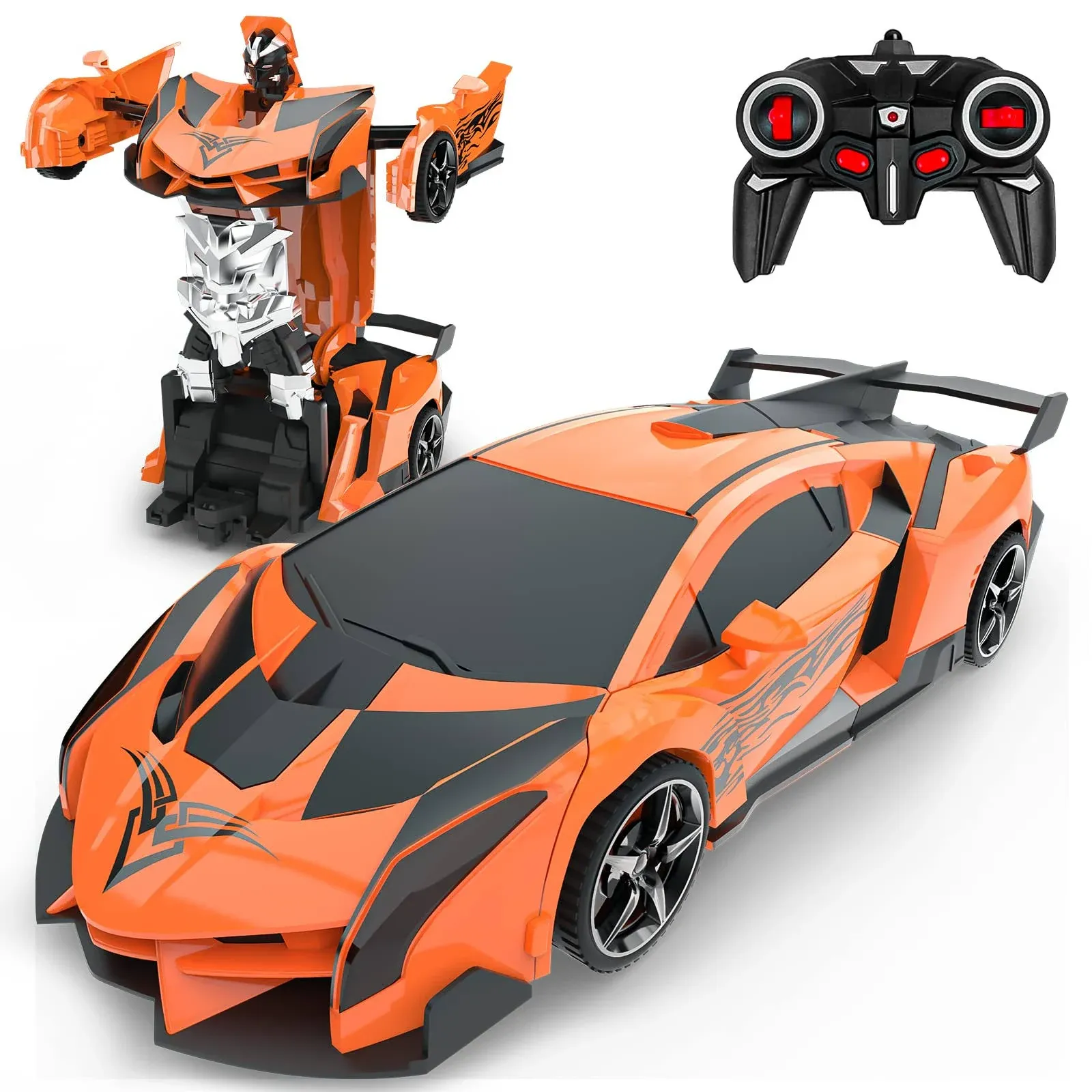 1:18 Transform Remote Control RC Car Drift Toy 360° Rotation 2.4Ghz Truck Cars