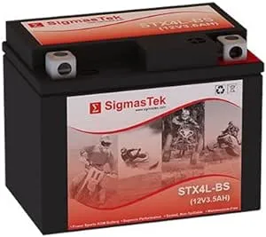 Maintenance Free Replacement Battery for Puch Lido Vario by SigmasTek 