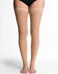 Sigvaris, EverSheer, 15-20 mmHg, Thigh High Open Toe-Medium Long-