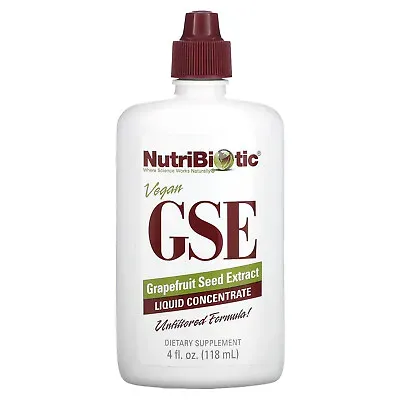 Nutribiotic GSE Grapefruit Seed Extract Liquid Concentrate