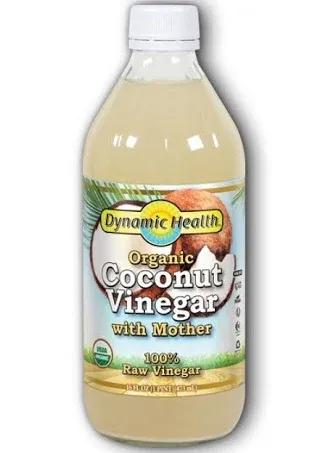 Dynamic Health Laboratories, Coconut Vinegar with Mother Certified Organic, 16oz