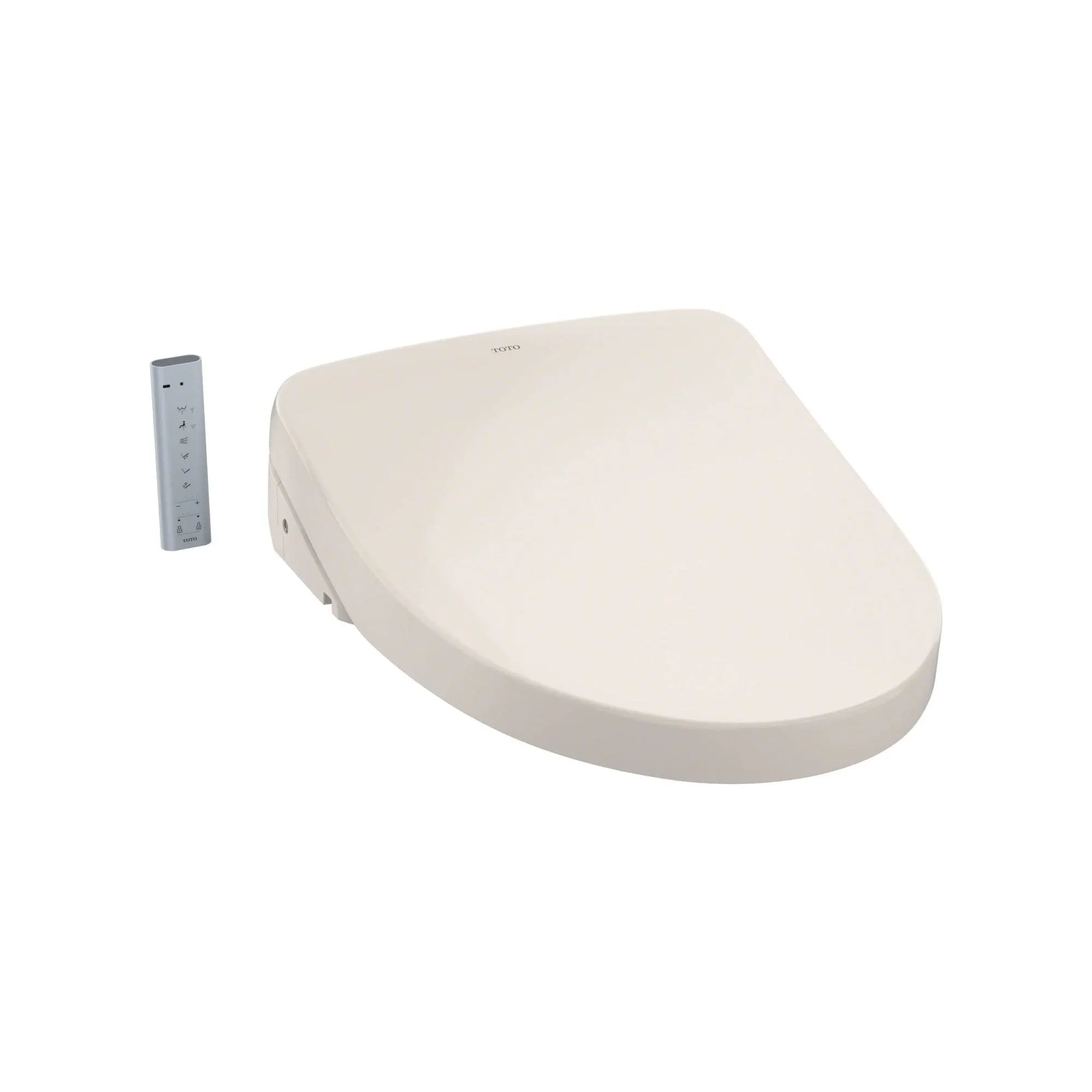 Toto SW3046#01 Washlet S500e Contemporary Elongated Bidet Toilet Seat with EWATER+ - Cotton White