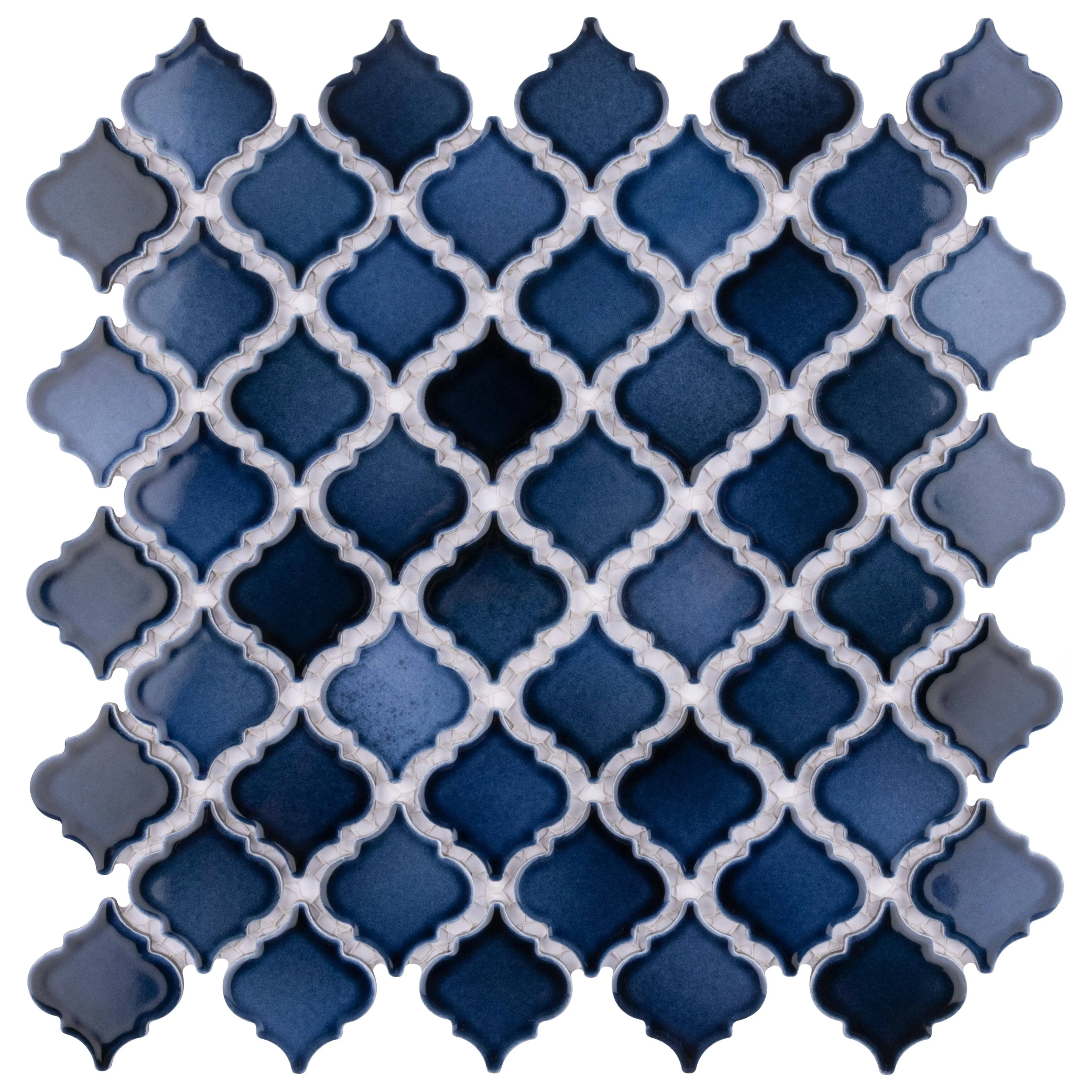 Hudson Tangier 2" x 2" Porcelain Arabesque Mosaic Wall & Floor Tile Color ...