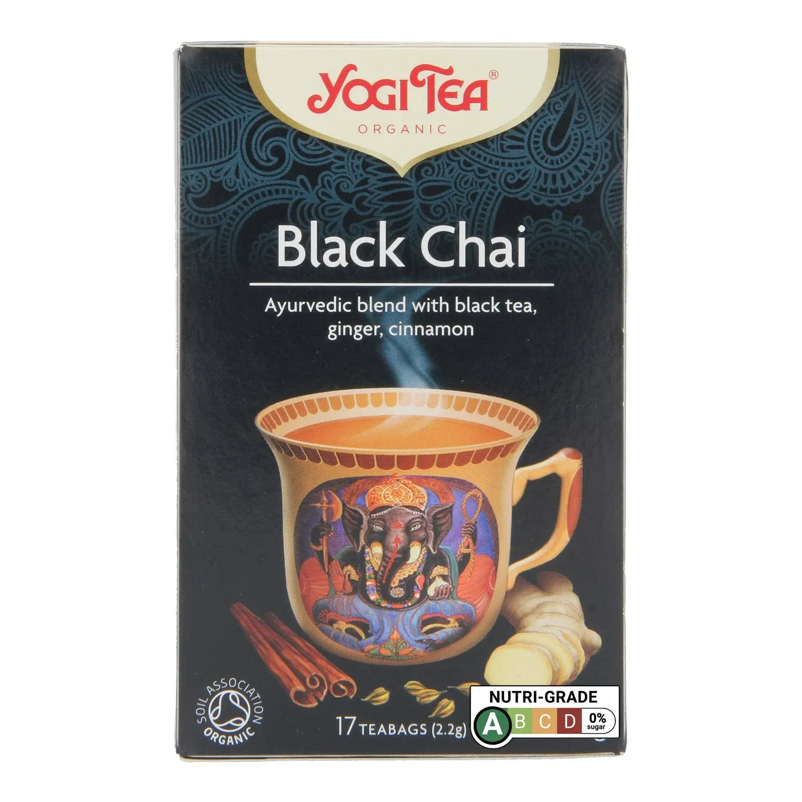 Yogi Tea Black Chai , 17 Tb, 37.4g Free Shipping World Wide