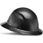 LIFT Safety HDC-15KG Dax Carbon Fiber Hard Hat Full Brim Black w/Ratchet Suspension, Type 1 Class C