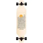 Retrospec Rift Drop-Through Longboard Skateboard Complete, Canadian Maple Wood C