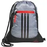 Adidas Alliance II Sackpack, Two Tone Grey Two/Black/Bright Red