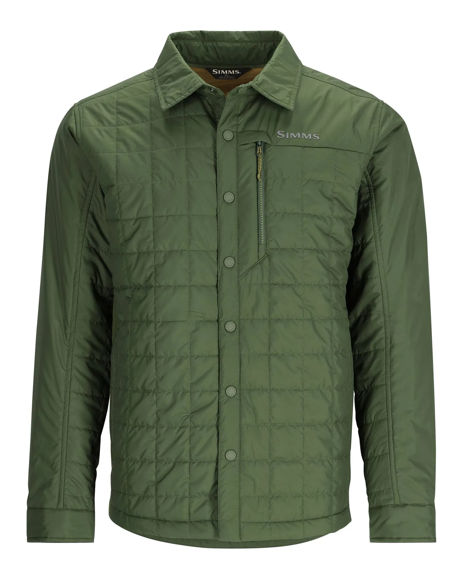 Simms Fall Run Hybrid Shacket - Men's - Riffle Green - M