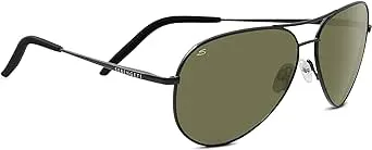 Bolle Serengeti Carrara Polarized Sunglasses, Shiny Gunmetal, 60mm