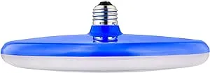 Sunlite Series UFO/LED/15W/30K/BLUE LED 15W (75W Equivalent) Blue UFO Pendant Fixture Light Bulbs, Medium (E26) Base, 3000K Warm White, 1 Count (Pack of 1)