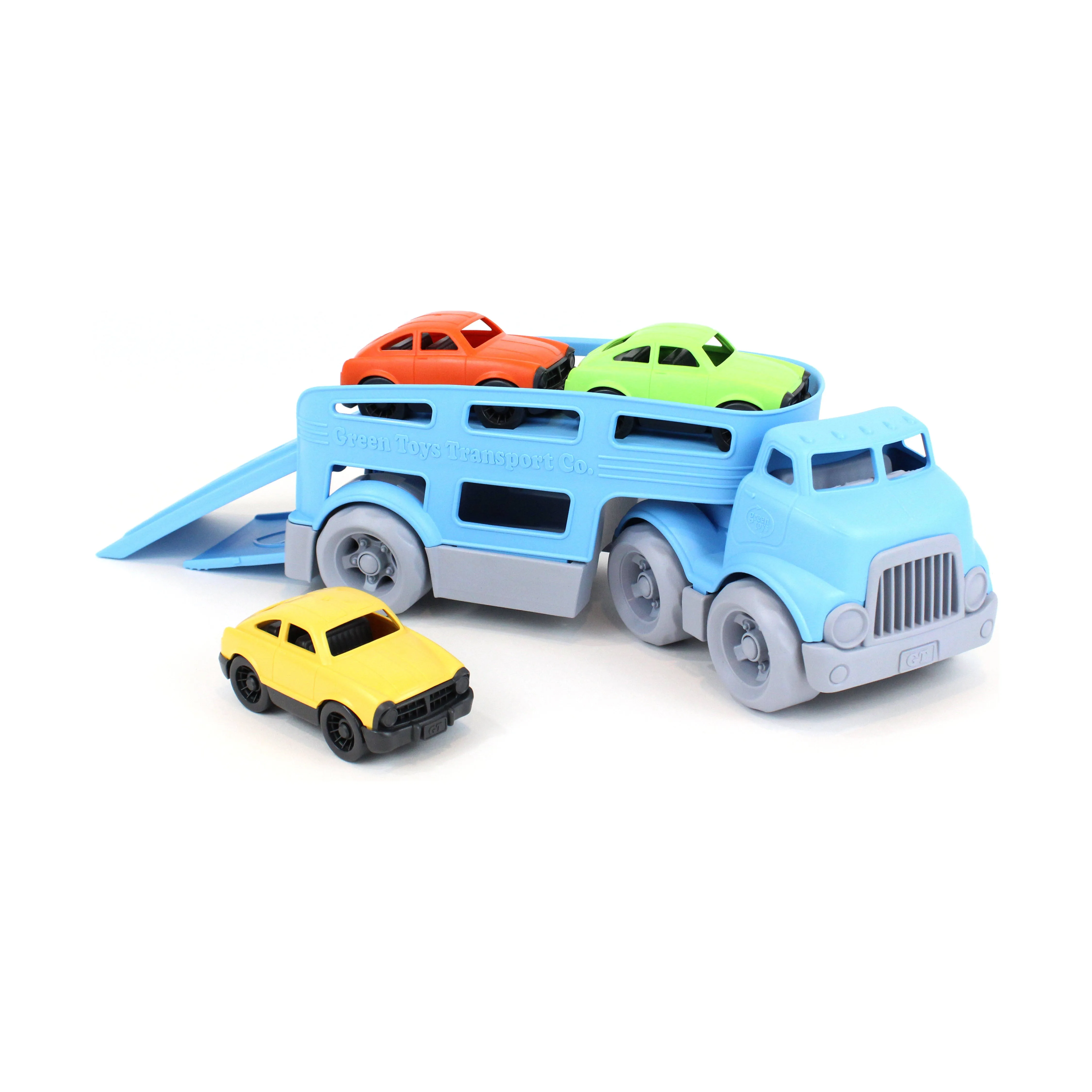 Green Toys Car Carrier Vehicle With 3 Cars