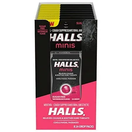 Halls Minis Sugar Free Watermelon