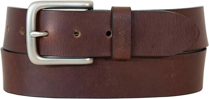 Eddie Bauer Men's Leather Bridle Belt,, Brown