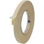 Intertape 591 Double Sided Flatback Paper Tape: 1/2 in. x 36 yds. (Beige)