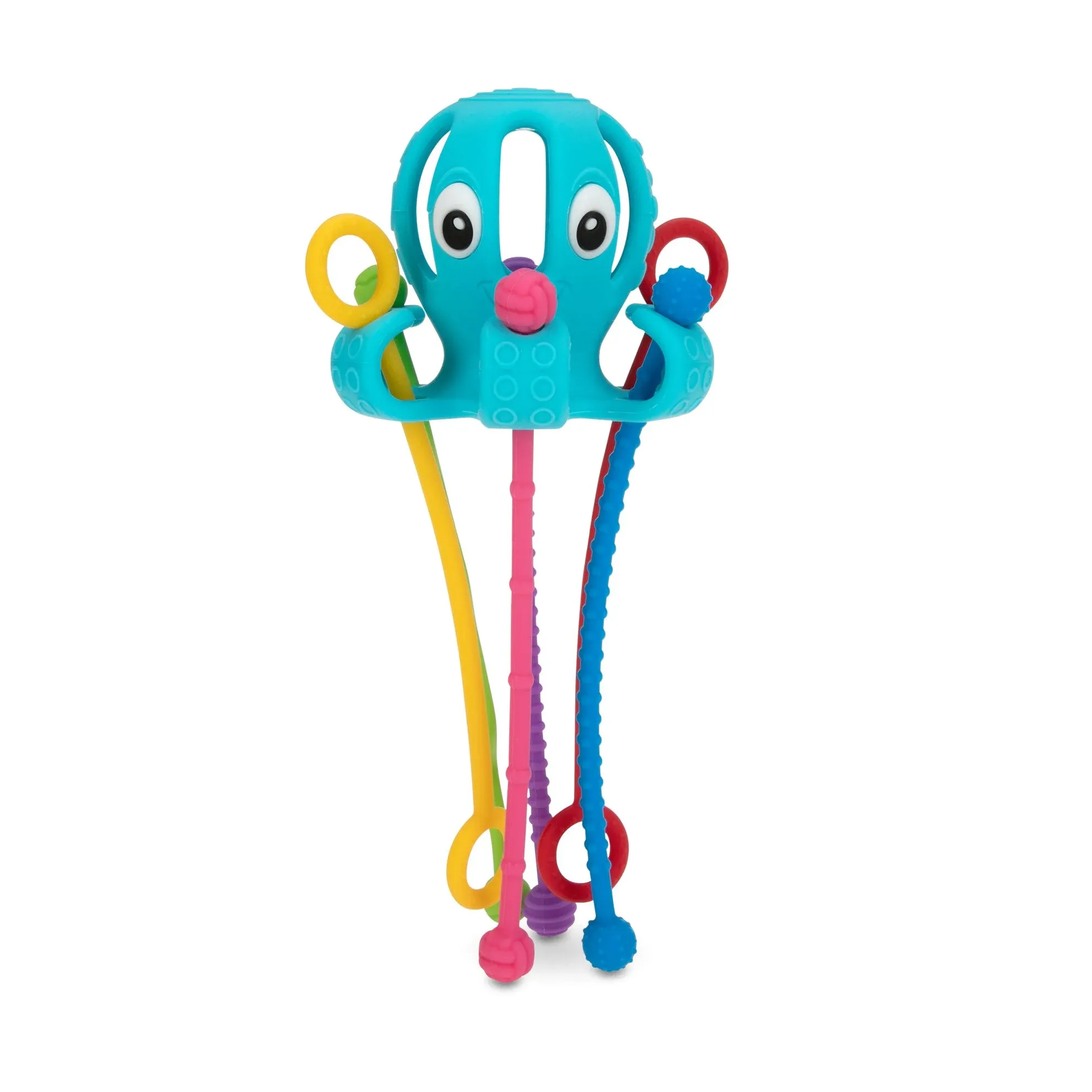 Nuby - Octopus 100% Silicone Pull String Interactive Toy