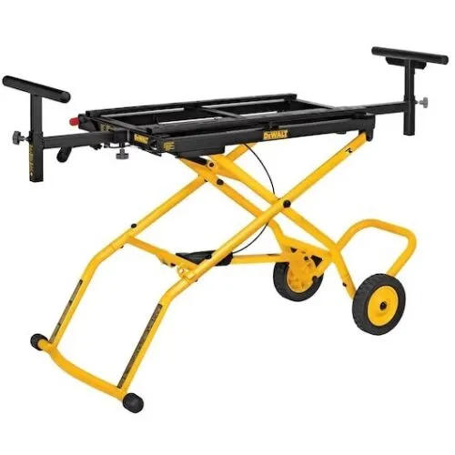 DEWALT DWX726 Heavy-Duty Rolling Miter Saw Stand - Yellow/Black New