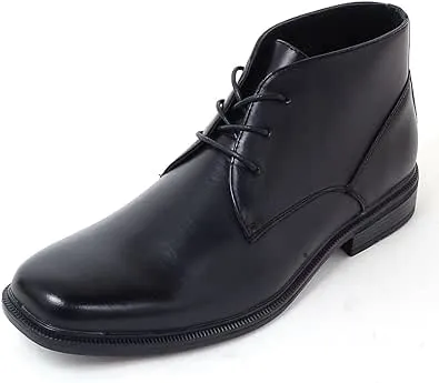 Alpine Swiss Mens Leather Lined Dressy Ankle Boots