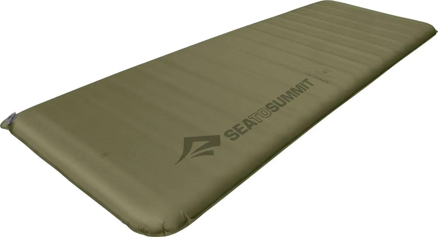 Sea to Summit Camp Plus Self-Inflating Foam Sleeping Mat for Camping, Rectangular - Regular (72 x 25 x 3 inches)