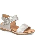 Sofft Women's Bali Sandal In Anthracite - Silver - US 11