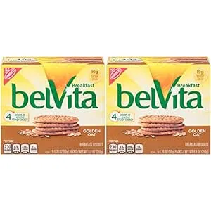 (1) Box BelVita Breakfast Biscuits Golden Oat 5 Packs / 8.8 Oz